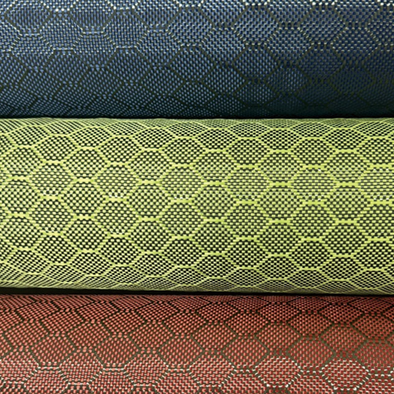 Futbalový vzor aramid uhlíkovej zmesi vláknit Futbalový vzor aramid uhlíkovej zmesi vláknit