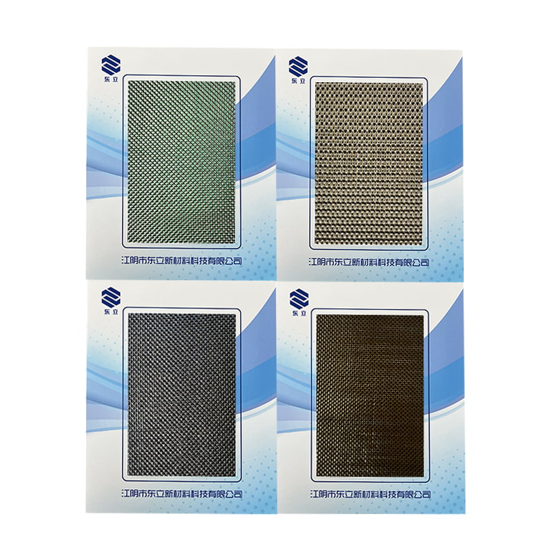 Tkanina kovového a polyesterového vlákna Tkanina kovového a polyesterového vlákna